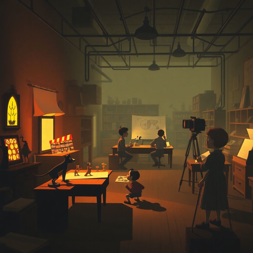 Истоки кинематографической анимации и первые шаги анимационных студий