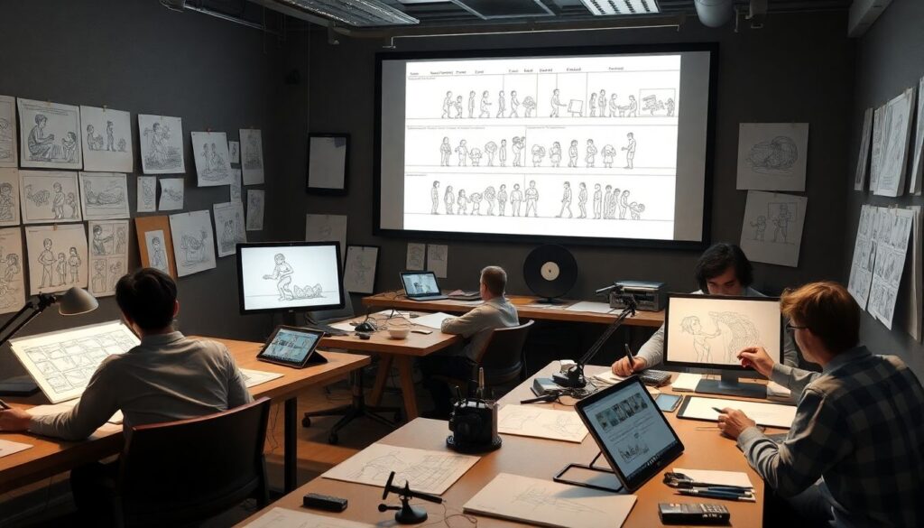 Разбор этапов производства полнометражной анимации - иллюстрация