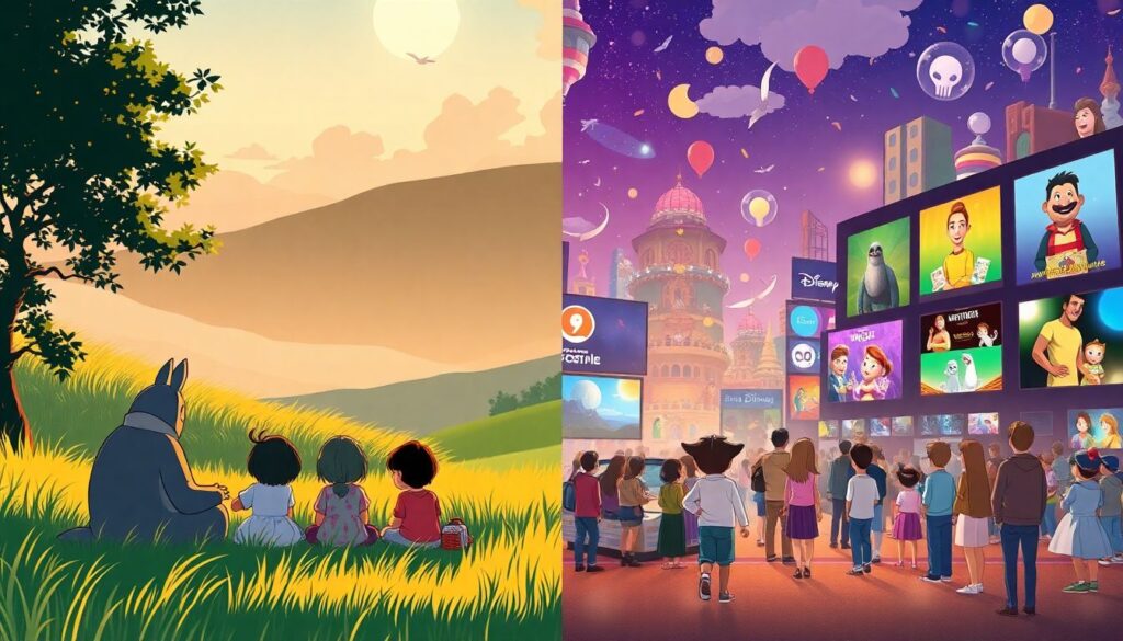 Роль студий в развитии мультфильмов: Гибли, Дисней, Pixar - иллюстрация