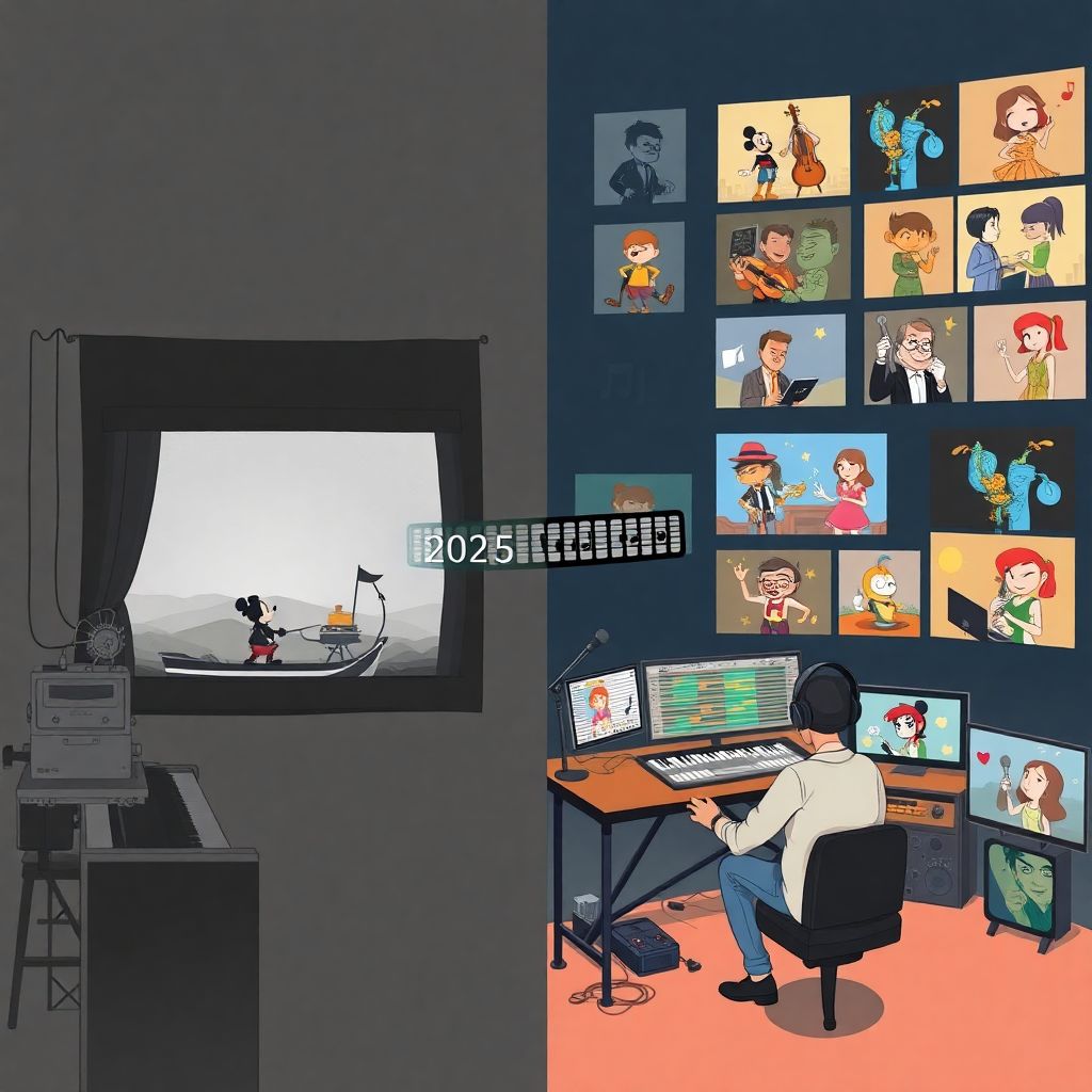 История звука в мультфильмах и эволюция музыкального оформления