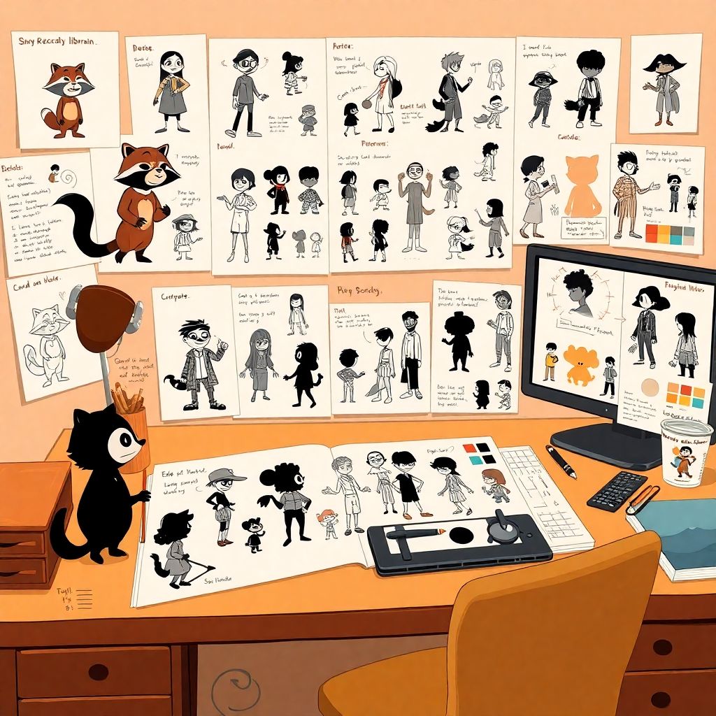 Как создаются персонажи мультфильмов: от дизайна к характеру