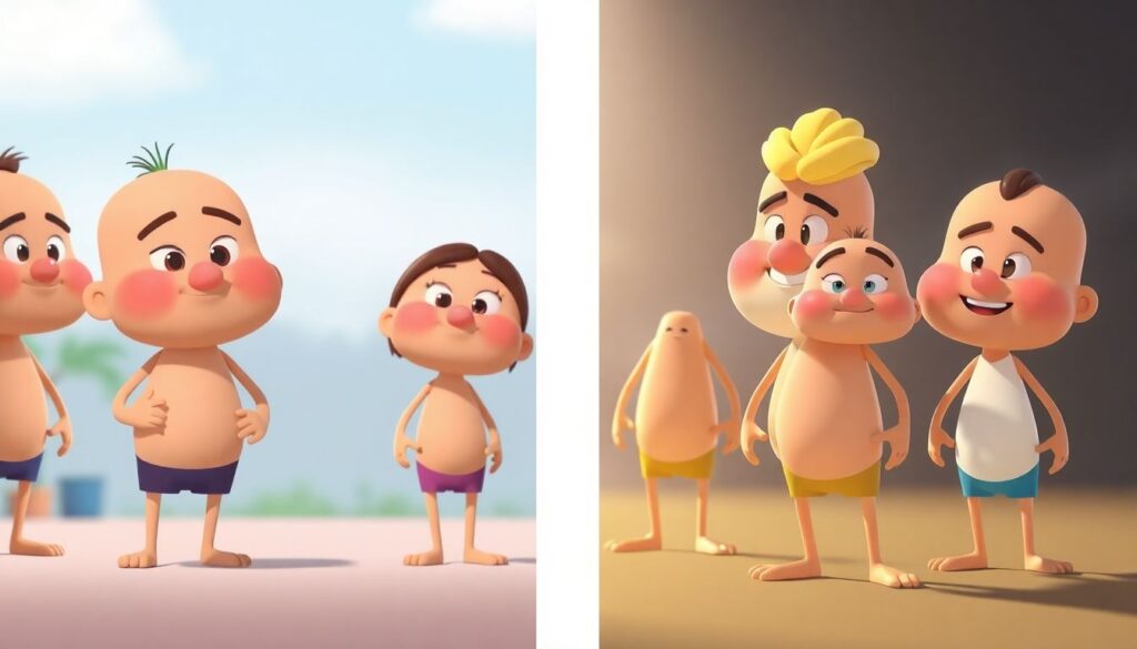 Как смена технологий повлияла на стиль мультфильмов - иллюстрация