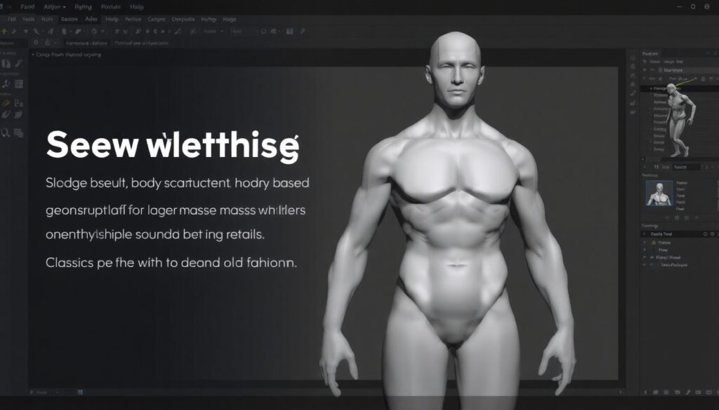 Тенденции в моделировании персонажей: от клиновидной анатомии к фрагментированной сетке - иллюстрация