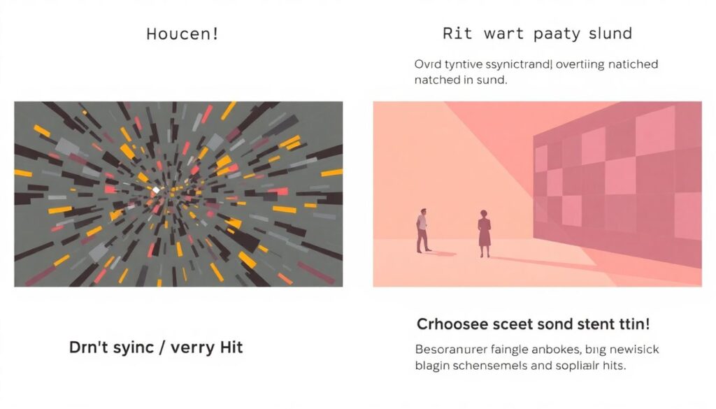 Анимация и музыка: синхронизация движений и ритмов - иллюстрация