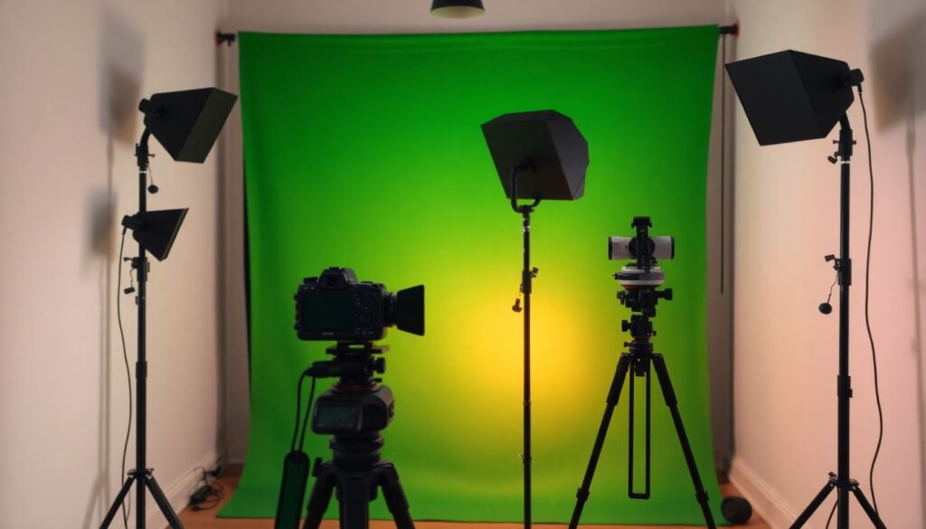 История технологии зелёного экрана в анимации - иллюстрация