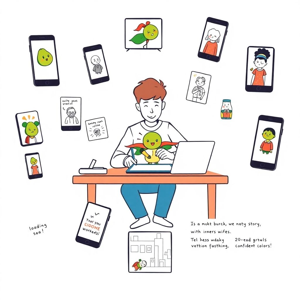 Микрорисунки и субмультфильмы как мини-истории в большом мире искусства