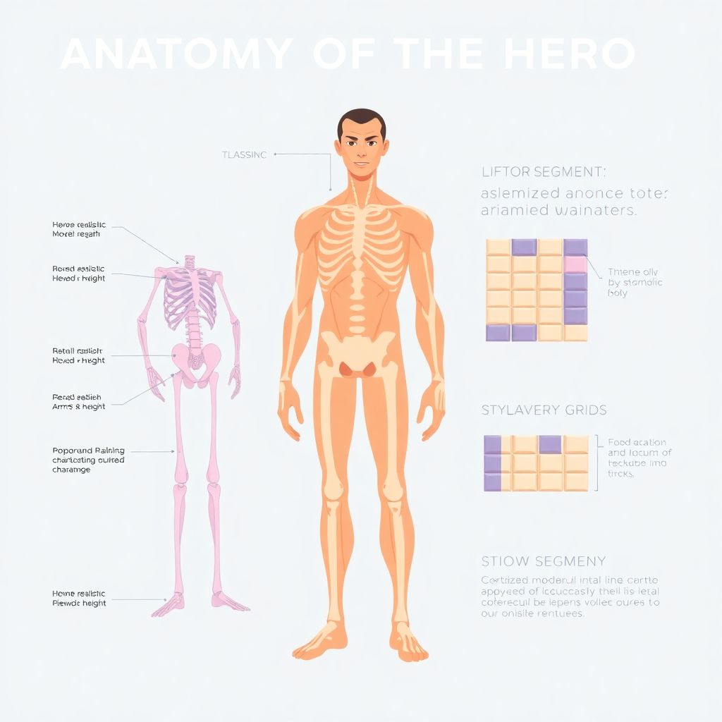 Анатомия героя в анимации: как правильно конструируются пропорции