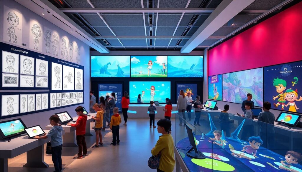 Как создаются мультипликационные музеи и выставки - иллюстрация