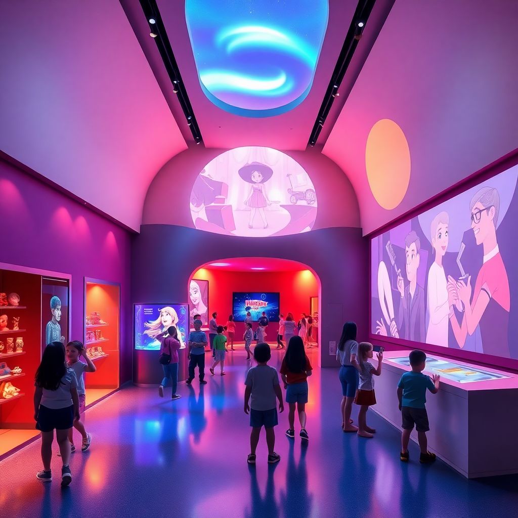 Как создаются мультипликационные музеи и выставки для детей и взрослых
