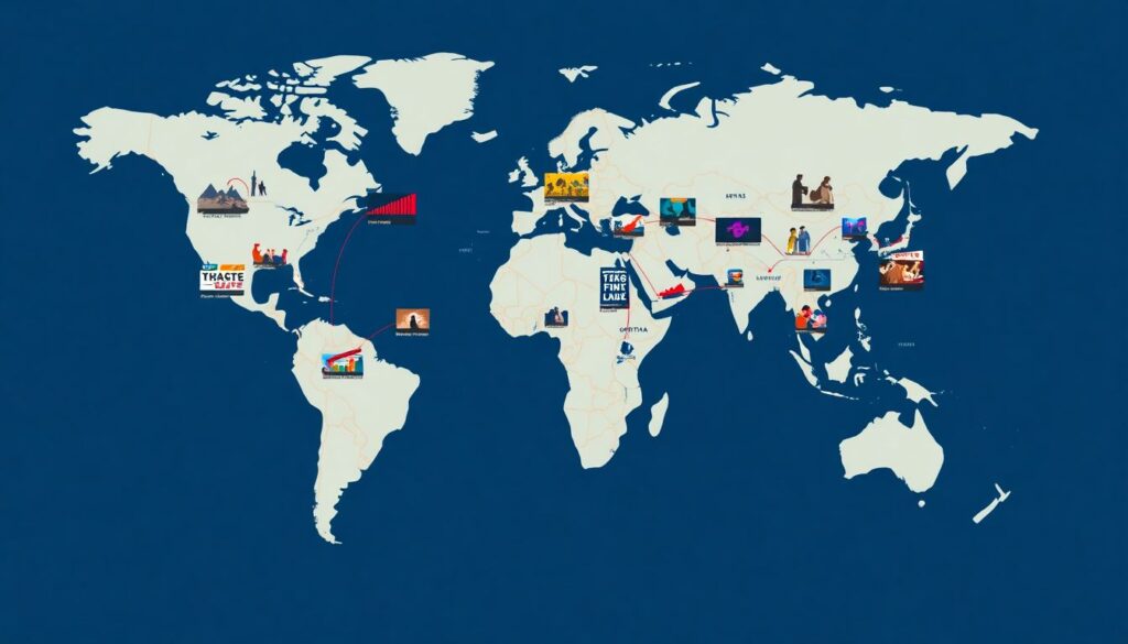 Путеводитель по студиям анимации мира - иллюстрация